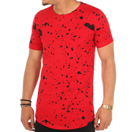 Celebry Tees - Tee Shirt Oversize Paint Rouge