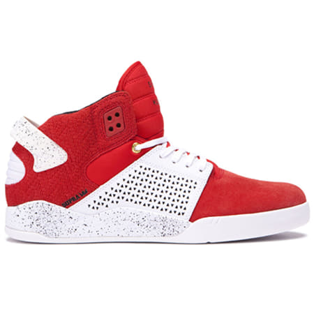 Supra - Baskets Skytop III 08000 695 Red White Speckle