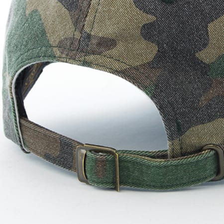 Classic Series - Casquette Low Profile Washed Camouflage Vert Kaki