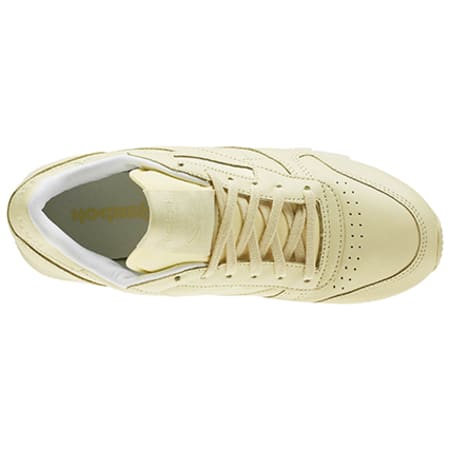 Reebok - Baskets Femme Classic Leather Pastels BD2772 Washed Yellow White