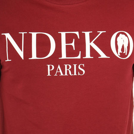 KeBlack - Tee Shirt Typo Bordeaux