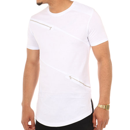 John H - Tee Shirt Oversize 374 Blanc