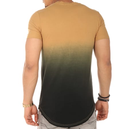 John H - Tee Shirt Oversize 143 Camel Noir