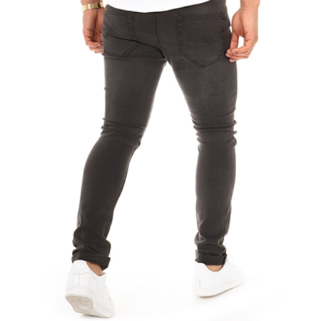 Only And Sons - Jean Skinny Warp Rip Wash Noir