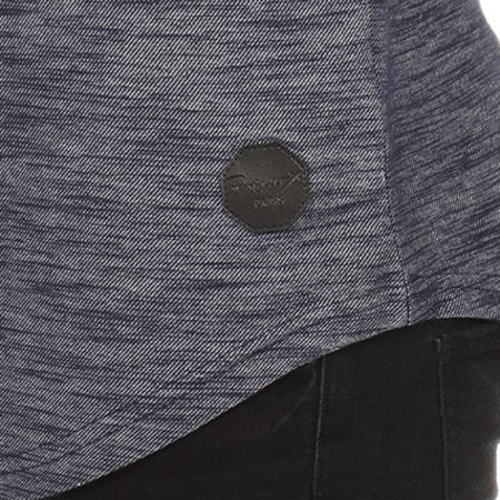 Project X Paris - Tee Shirt Oversize 88171153 Bleu Marine Chiné