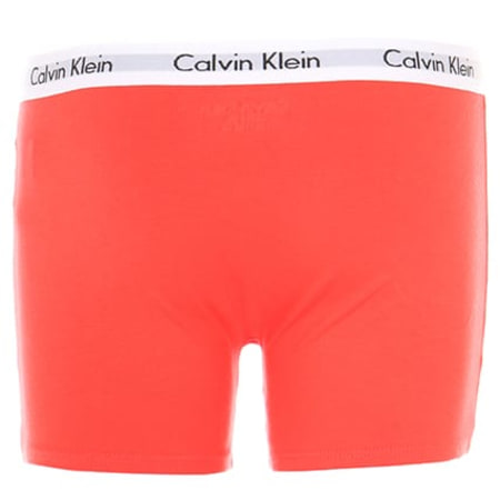 Calvin Klein - Lot De 2 Boxers Enfant Modern Gris Chiné Rouge