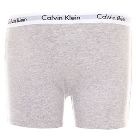 Calvin Klein - Lot De 2 Boxers Enfant Modern Gris Chiné Rouge