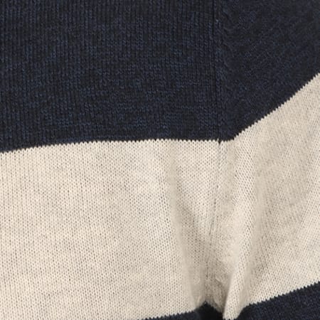 Produkt - Pull Sailor Knit Gris Bleu Marine