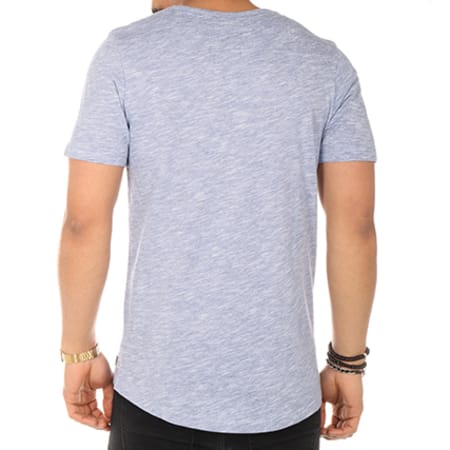 Produkt - Tee Shirt Oversize River Bleu Ciel Chiné