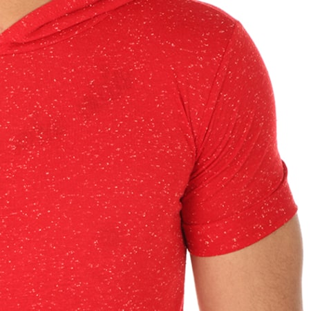 Celebry Tees - Tee Shirt Oversize Capuche Nope Rouge