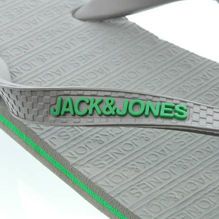 Jack And Jones - Tongs Basic Flip Flop Pack 2 Gris Vert