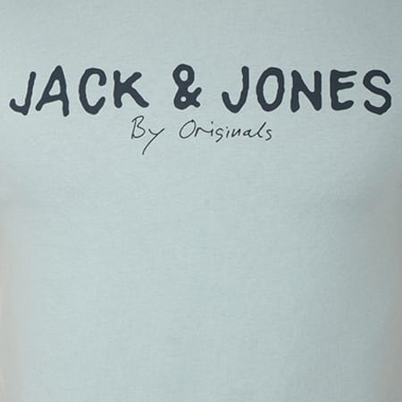 Jack And Jones - Tee Shirt Retro 5 Bleu Clair
