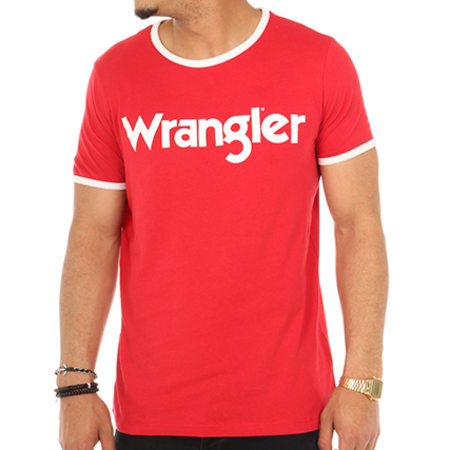Wrangler - Tee Shirt Kable Rouge