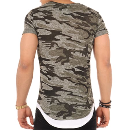 LBO - Tee Shirt Oversize 12 Camouflage Vert Kaki 