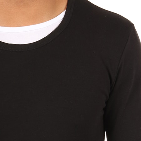 LBO - Tee Shirt Manches Longues Oversize 05 Noir