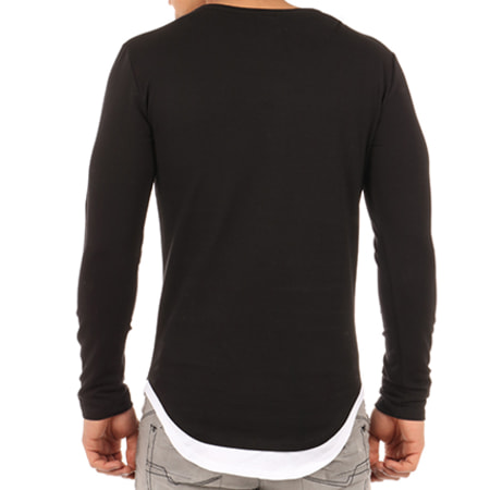 LBO - Tee Shirt Manches Longues Oversize 05 Noir