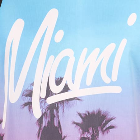 Luxury Lovers - Débardeur Miami Sunset Noir