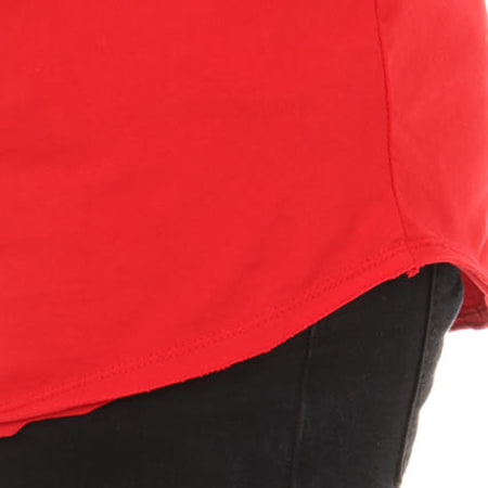 Celebry Tees - Tee Shirt Oversize Poche Max Rouge