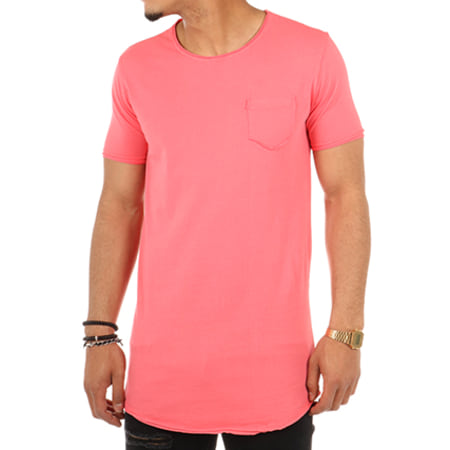 Classic Series - Tee Shirt Oversize Poche Max Rose