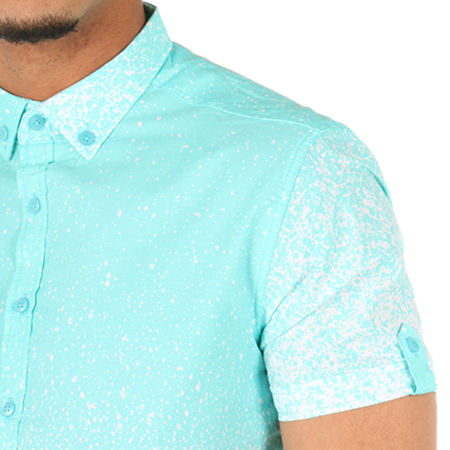 Classic Series - Chemise Manches Courtes Y-3313 Bleu Turquoise