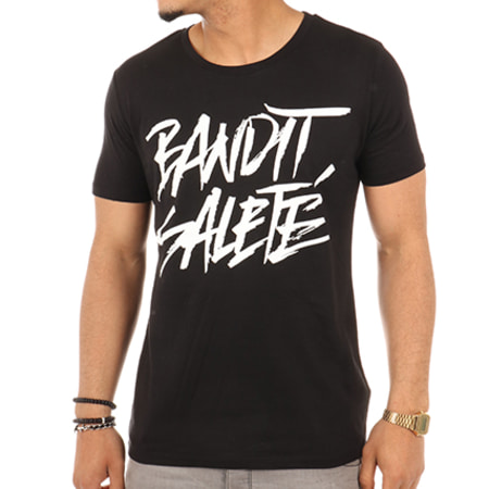Fianso - Camiseta Bandit Dirt 2 Negro Blanco