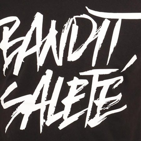 Fianso - Tee Shirt Bandit Saleté 2 Noir Blanc