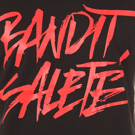 Fianso - Tee Shirt Bandit Saleté 2 Noir Rouge