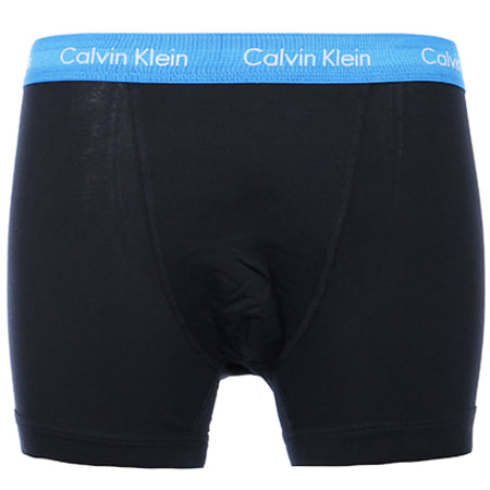 Calvin Klein - Lot De 3 Boxers 0000U2662G Noir Bleu Vert Bleu Marine