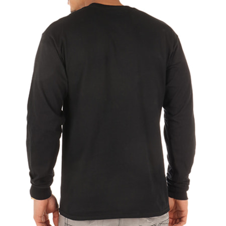 Thrasher - Tee Shirt Manches Longues Flame Logo Noir