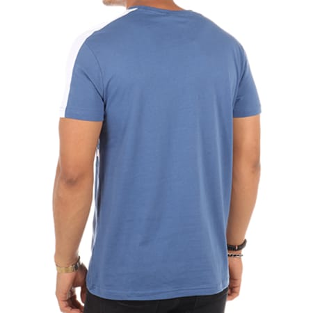 Charo - Tee Shirt Optical Illusion Bleu