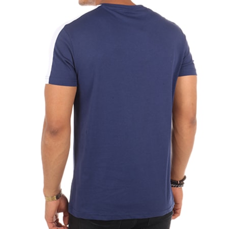 Charo - Tee Shirt Optical Illusion Bleu Marine