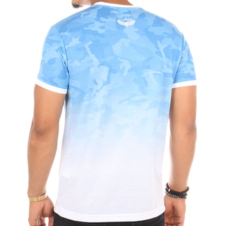 Charo - Tee Shirt City Warrior Bleu Camouflage