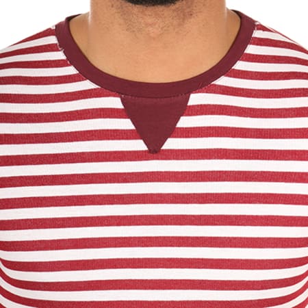 Aarhon - Tee Shirt 17-562 Rouge Blanc