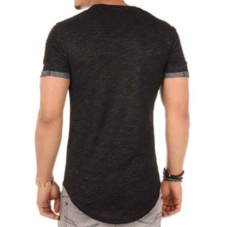 Terance Kole - Tee Shirt Oversize 79449-3 Noir 