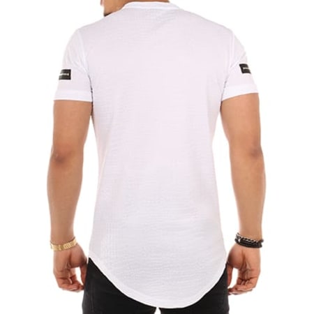 Terance Kole - Tee Shirt Oversize Zips 79472 Blanc