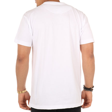 Mitchell and Ness - Tee Shirt Team Arch Traditional Chicago Bulls Blanc