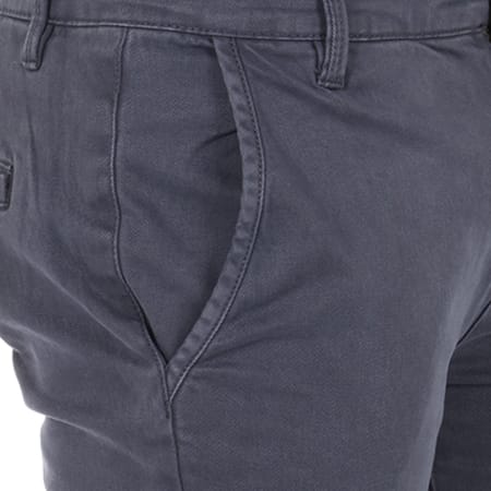 Solid - Pantalon Chino Joe Stretch Bleu Marine 