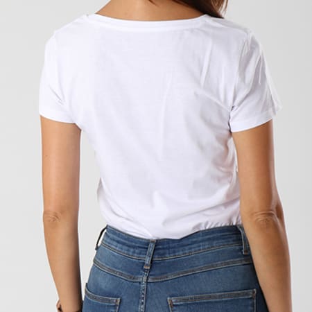 A2H - Tee Shirt Femme Logo Blanc