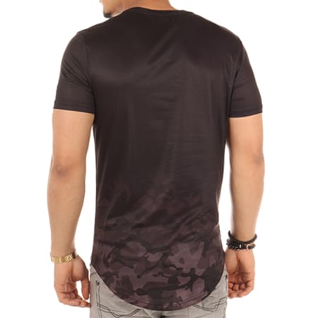 Berry Denim - Tee Shirt Oversize TS061 Noir Camouflage