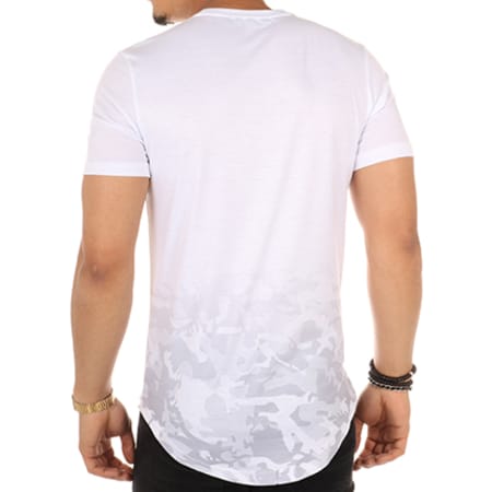 Berry Denim - Tee Shirt Oversize TS061 Blanc Camouflage