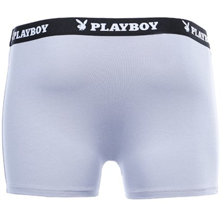 Playboy - Lot De 2 Boxers Classic Eco 40H040 Noir Gris