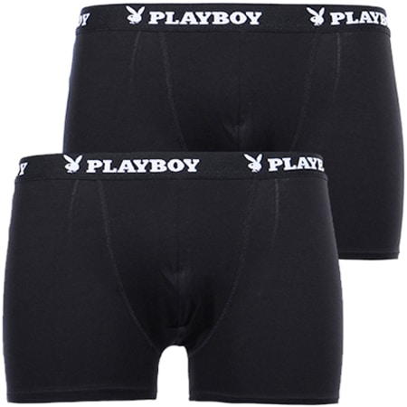 Playboy - Lot De 2 Boxers Classic Eco 40H040 Noir Noir