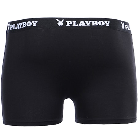 Playboy - Lot De 2 Boxers Classic Eco 40H040 Noir Noir
