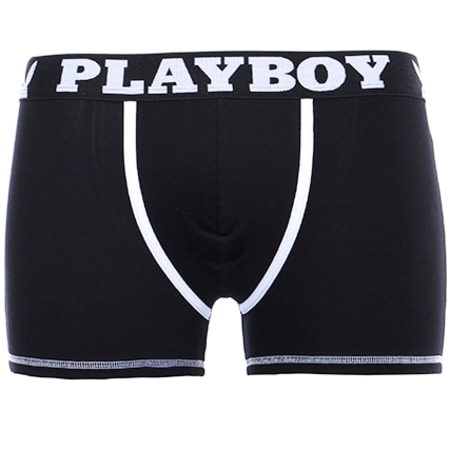 Playboy - Lot De 2 Boxers Classic Cool 40H041 Noir Blanc 
