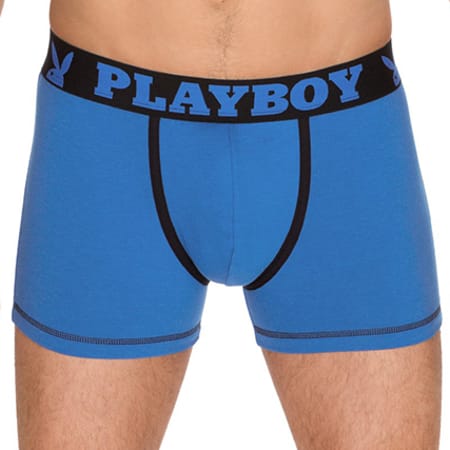Playboy - Lot De 2 Boxers Classic Cool 40H041 Noir Bleu