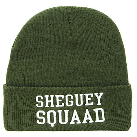 Sheguey Squaad - Bonnet Logo Vert Kaki