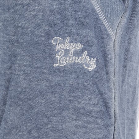 Tokyo Laundry - Short Jogging Garnet Bleu Indigo Chiné