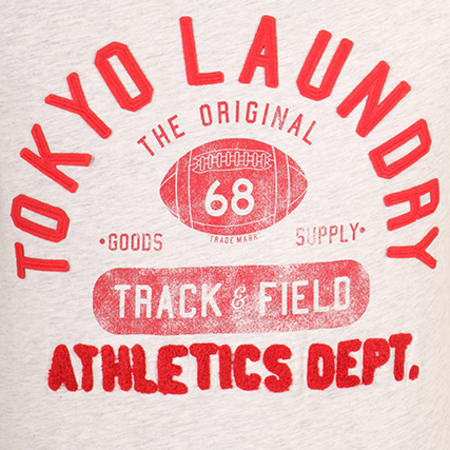 Tokyo Laundry - Tee Shirt Class Of 68 Gris Bleu Marine