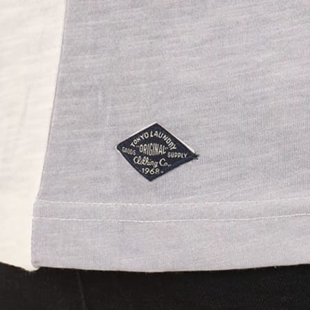 Tokyo Laundry - Tee Shirt Poche Shady Blanc 