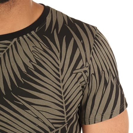 Uniplay - Tee Shirt Oversize UPT151 Vert Kaki Floral 
